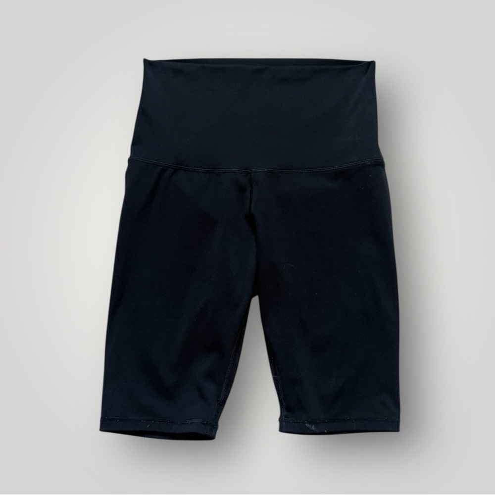 lululemon athletica Black High-Rise Athletic Bike Shorts
